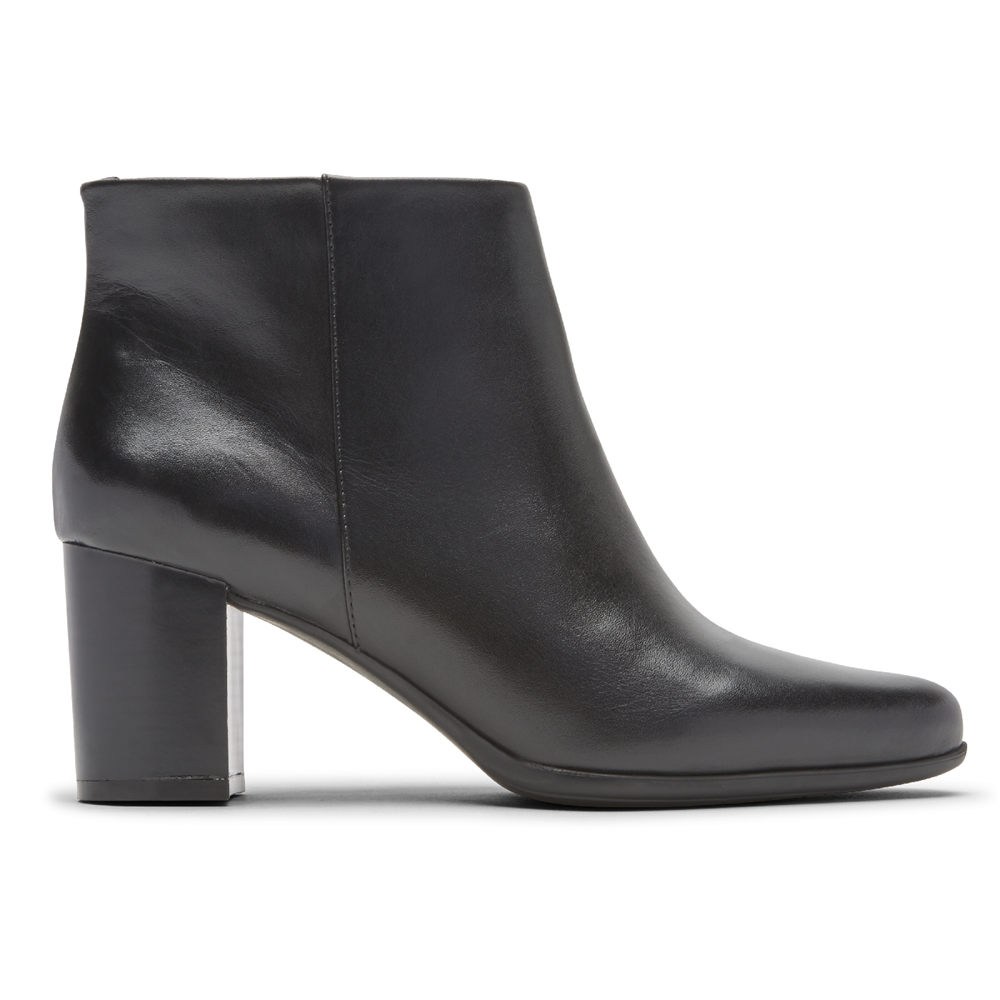 Rockport Womens Booties Black - Camdyn - UK 260-GXWPBY